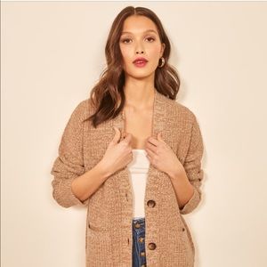 Reformation Blake Sweater BRAND NEW carmel marled.